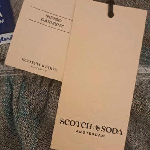 Scotch & Soda printed denim jacket new with tags, size M