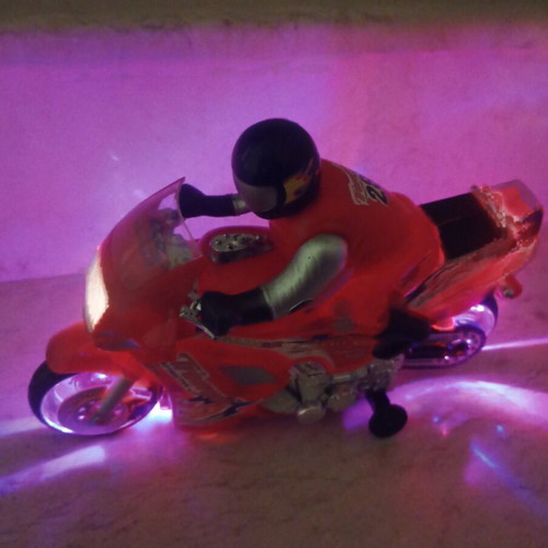 Motorcycle toy with sound and lights used