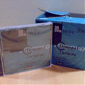 Intenso Audio CD-R σετ 10 τεμαχίων 700MB / 80min σφραγισμένα