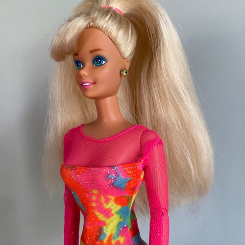 Mattel Gymnast Barbie doll 1993 used