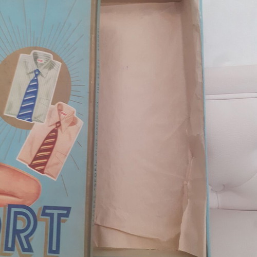 Paper Shirt Box from 1960s Greek Industry SPORT used