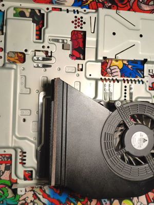 PS3 Slim cooling fan and shroud
