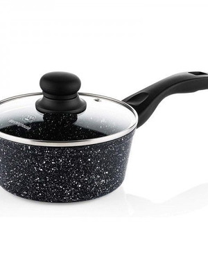 Αντικολλητικό κατσαρολάκι Westinghouse 18 cm με επίστρωση μαρμάρου και γυάλινο καπάκι νέο