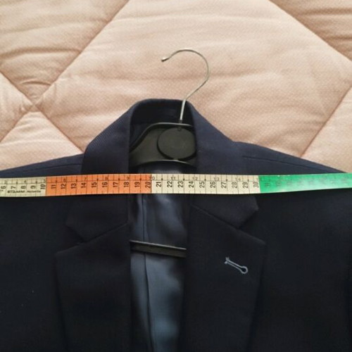 Navy and Green men's jacket size M like new, blue
