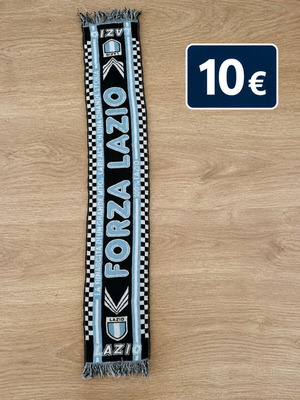 Lazio scarf new, wool authentic