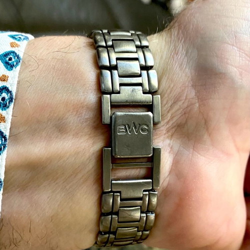 BWC Rhodos chronograph automatic titanium used