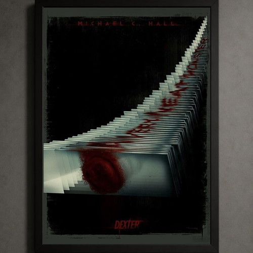 Dexter framed art print 30x40cm