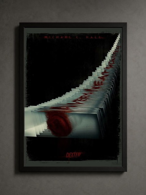 Dexter framed art print 30x40cm