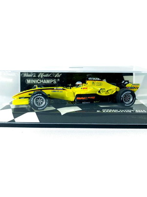 Jordan Toyota EJ15 2005 1:43 Minichamps model with case and stand