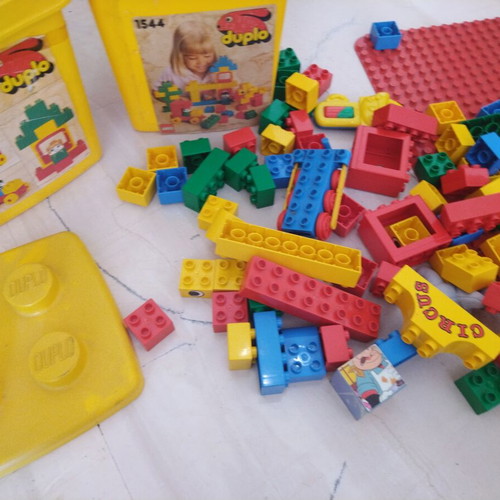 Lego Duplo vintage blocks used, 80s-90s