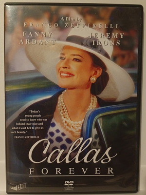 Callas Forever DVD like new with Greek subtitles