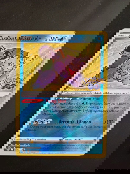 Radiant Blastoise holographic