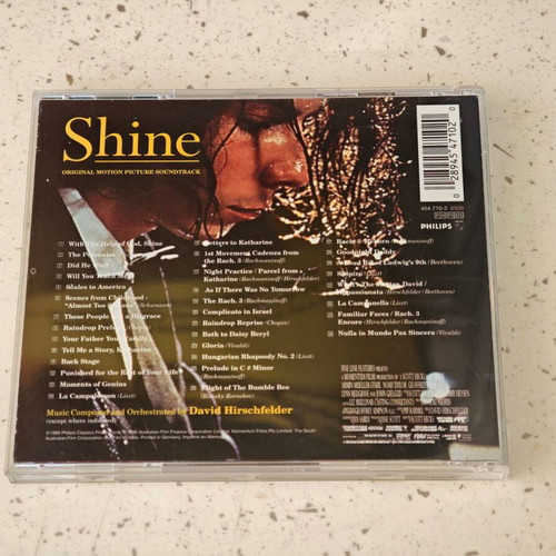 Shine Original Motion Picture Soundtrack CD 1996, classical