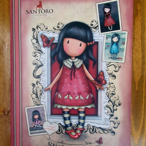 Santoro Panini sticker album used with 8 missing stickers