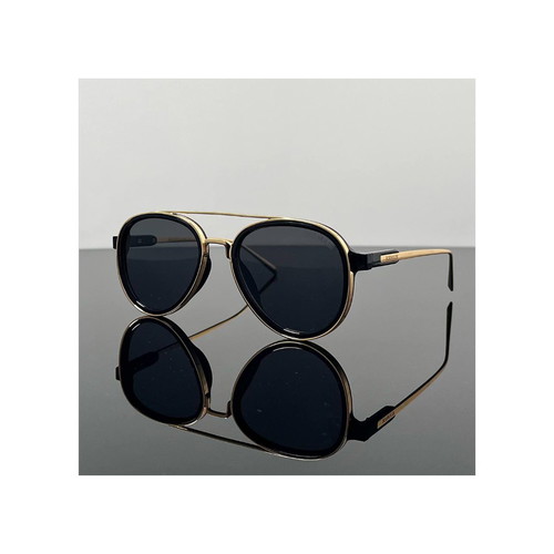BorMain August sunglasses new, black and gold, UV400 protection