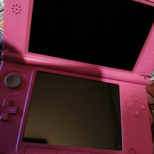 3DS XL Pink Animal Crossing like new
