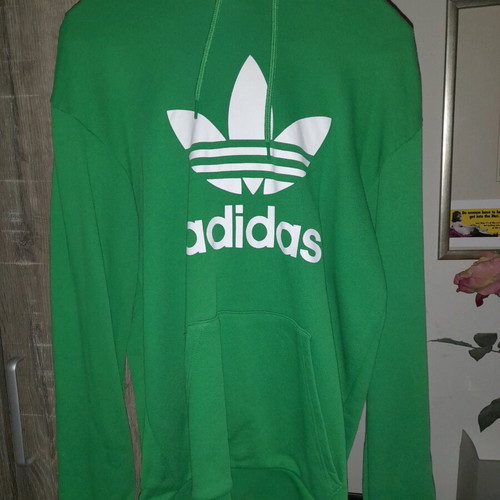 Adidas original sweatshirt size S green like new