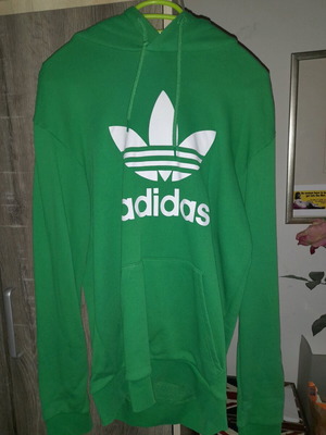 Adidas original sweatshirt size S green like new