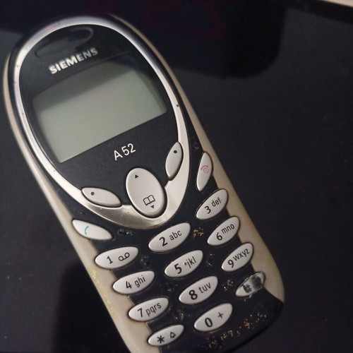 Siemens collectible mobile phone A52 used, black