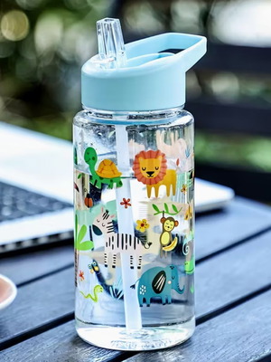 Children's water bottle 500ml with animals new