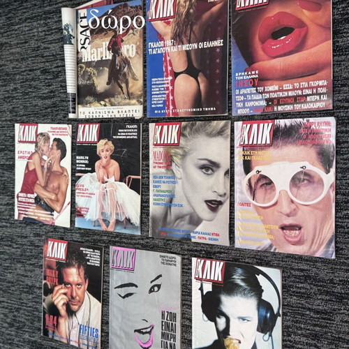 Klik magazine, some issues from first year 1987