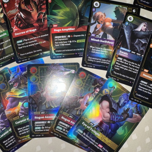 Riftbound Vendetta cards new, uncommon and epic