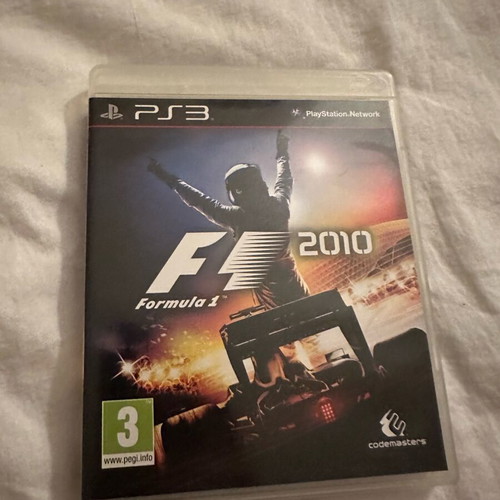 F1 Formula 2010 PlayStation 3 game used, racing