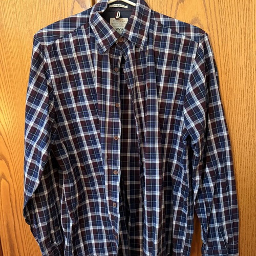 MCS Ruggers & Refined Plaid Shirt Size L Like New