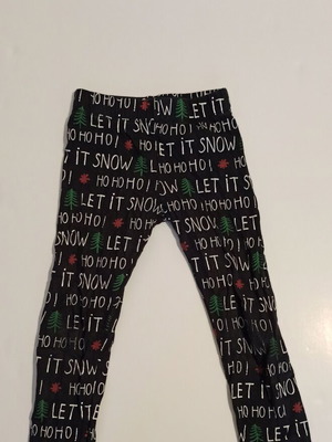 Zara kids pajama pants new, black with Christmas designs