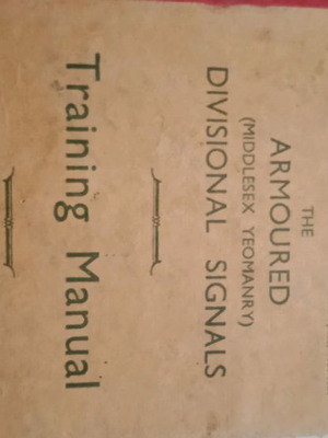 Training manual book of 1939, collectible