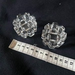 Set of 2 mini candlesticks like new