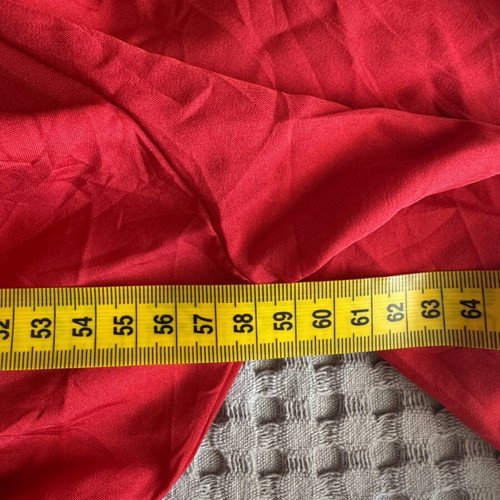 Shein Curve blouse 2XL like new, red, wrap style with belt