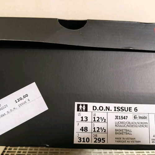 Adidas D.O.N. Issue 6 Basketball Shoes Size EU48 Like New