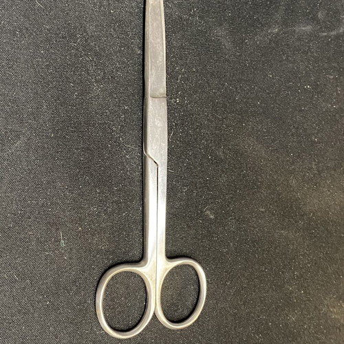 Professional surgical veterinary scissors used, stainless steel 130447
