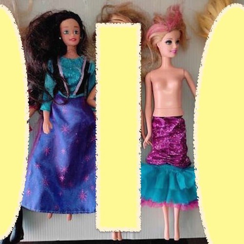 Barbie μεταχειρισμένες, πακέτο 54 κούκλες με μερικές διαφορετικές