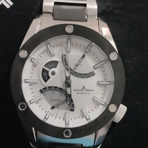 Jacques Lemans Liverpool GMT men's watch, Swiss cased, 10 ATM