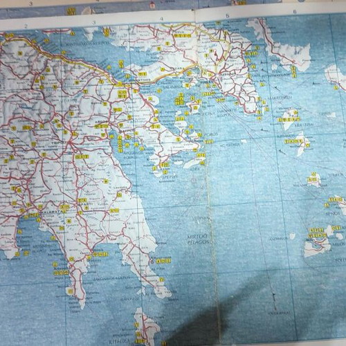 Pack of 4 vintage 1970 maps, school and tourist