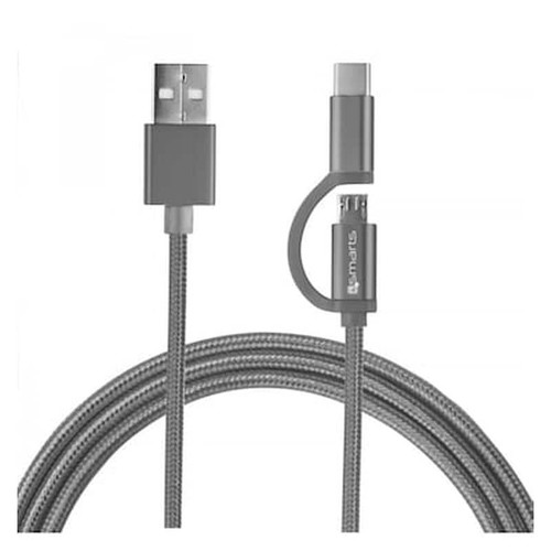 Combo Usb-a to Micro-usb and Usb-c Cable 2m like new