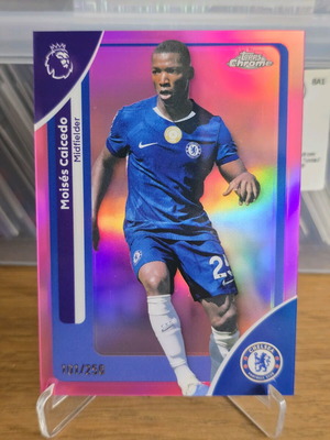 Moises Caicedo 101/250 Topps Chrome card new