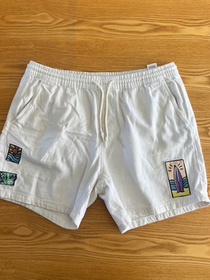 Sinsay cotton shorts size 36 like new, white