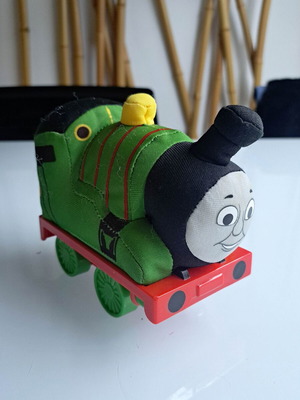 Thomas the Train soft toy with plastic base used