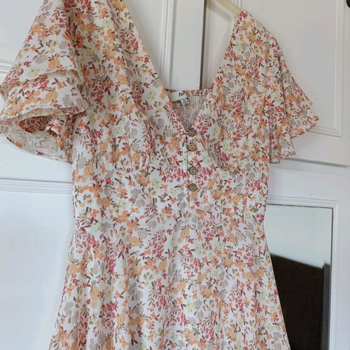 Girly dress Ava multicolored like new, size M