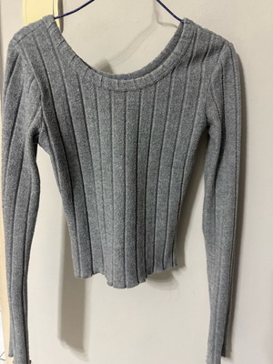 Bershka gray blouse used, XS