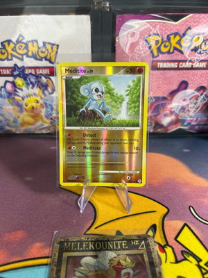 Pokemon card Meditite reverse holo diamond&pearl σαν καινούργιο