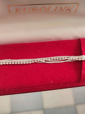 Women's 925 silver ankle chain bracelet like new