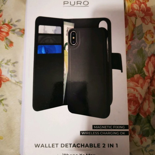 Puro wallet case for iPhone XS Max new