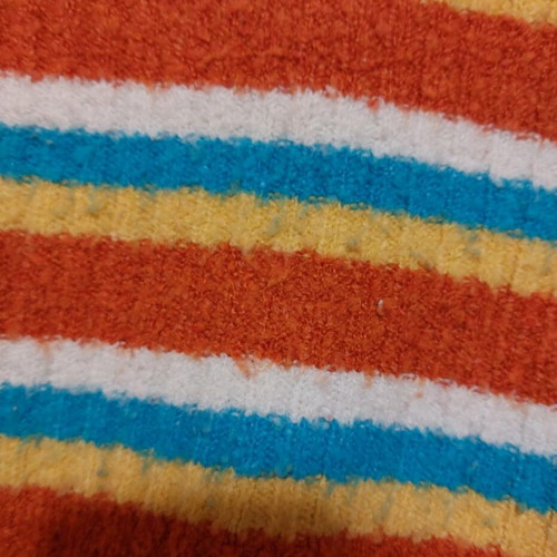 Simple colorful knitted turtleneck sweater