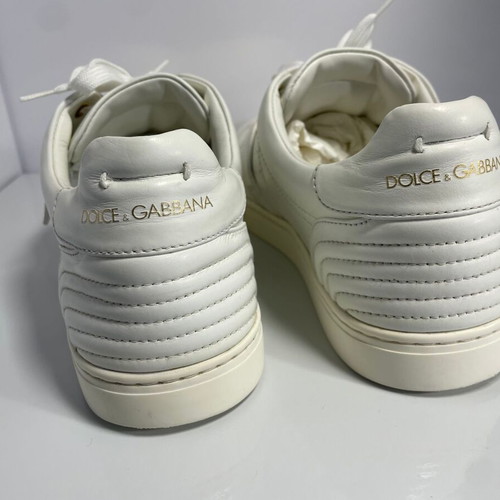 Dolce & Gabbana men leather sneakers like new, size 43