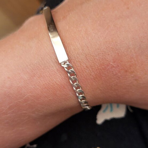 Silver bracelet 925, length 19 cm