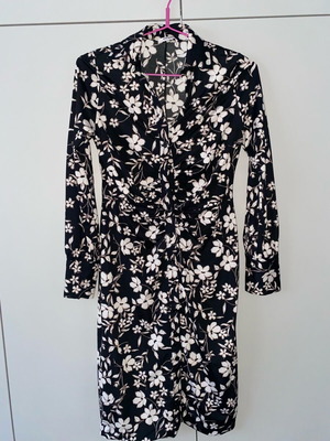 Orsay floral dress like new, elastic, beige multicolor
